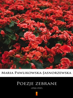 cover image of Poezje zebrane